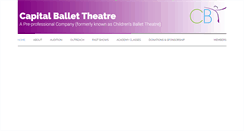 Desktop Screenshot of cbtdance.org